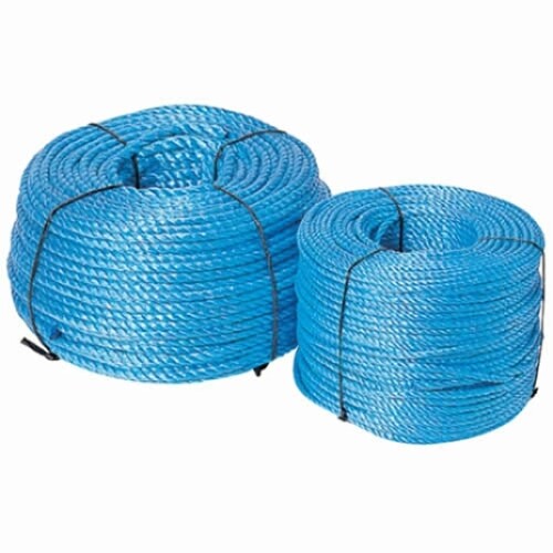 Blue Polypropylene Rope, 6mm Diameter 30m Coil