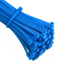Blue Cable Ties (Zip Ties) - Pack of 100