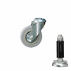 Unbraked Swivel Castor & Expander for 26.9mm Tube