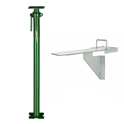 Size 2 Acrow Prop, 2m - 3.4m + Prop Support (H)