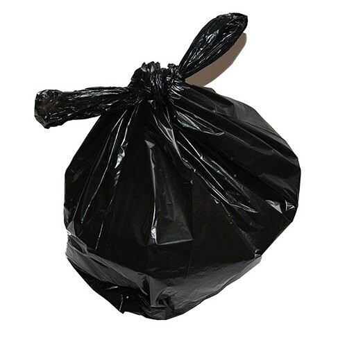 EXTRA HEAVY DUTY BIN BAG BLACK 140G - 200 Pack