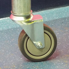 Unbraked Swivel Castor & Expander for 48.3mm Tube